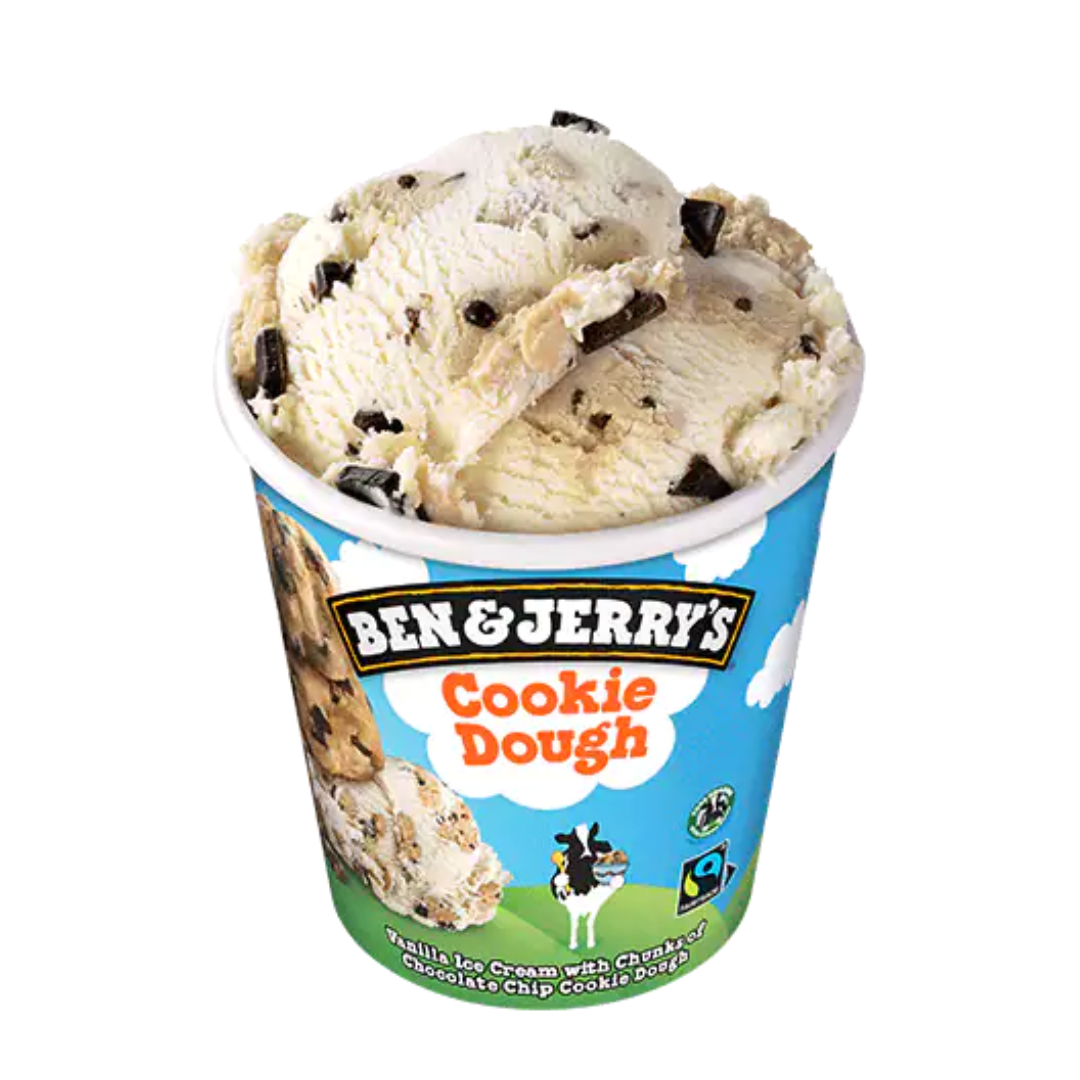 Ben & Jerry's Cookie Dough 465 ml (8 Pack)