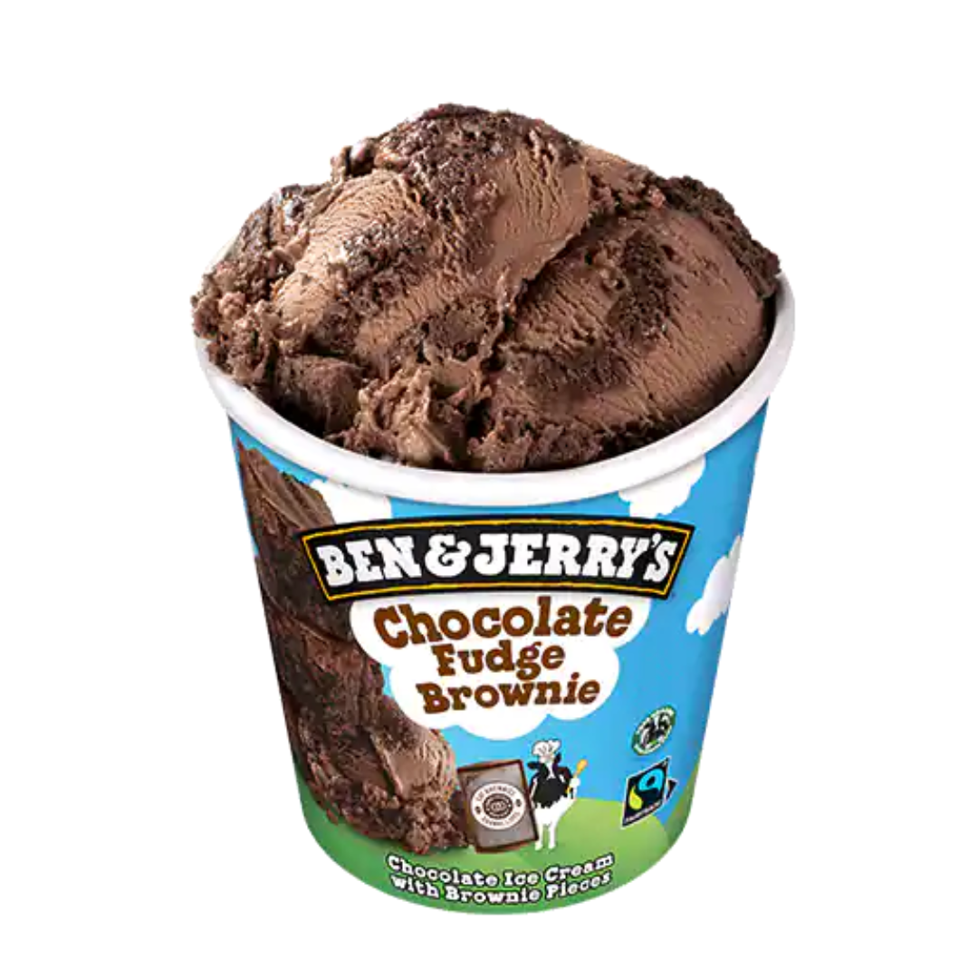 Ben & Jerry's Chocolate Fudge Brownie 465 ml (8 Pack)