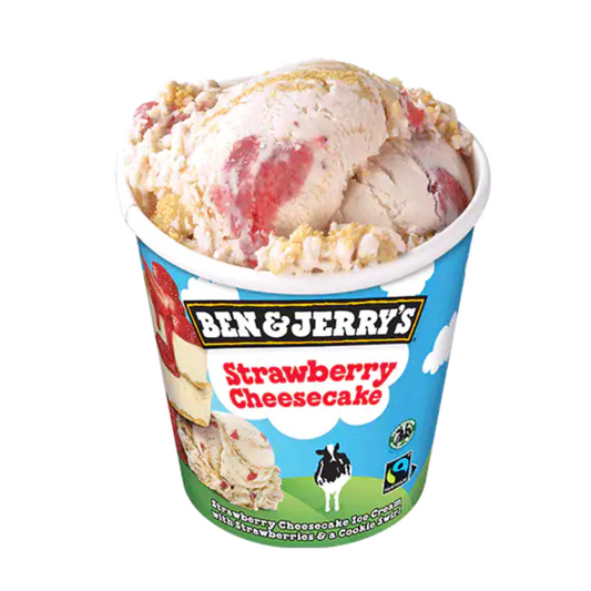 Ben & Jerry's Strawberry Cheesecake 465 ml (8 Pack)