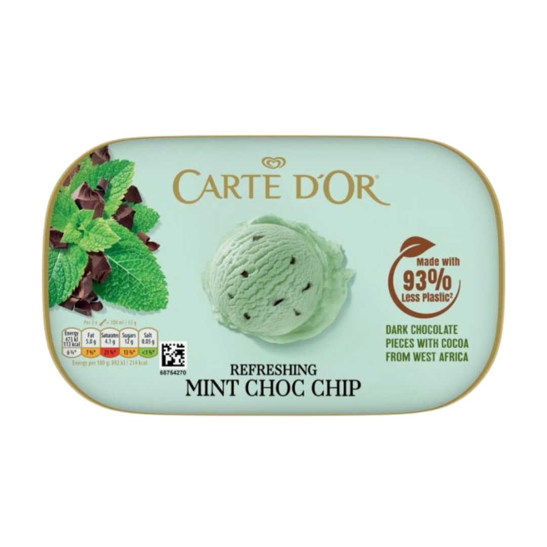 Carte D'or Refreshing Mint Choc Chip 900ml (6 Pack)