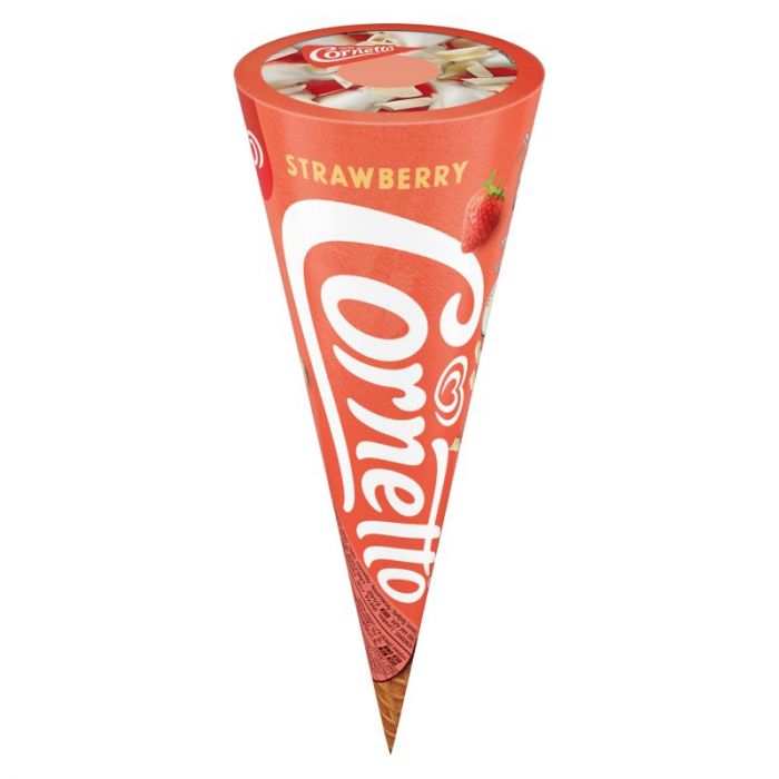 Cornetto Strawberry 120ml (24 Pack)
