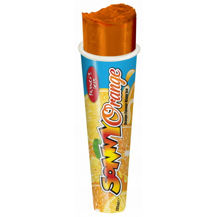 Franco's Sonny Orange Push-Up Ice Lollies 105ml (24 Pack)