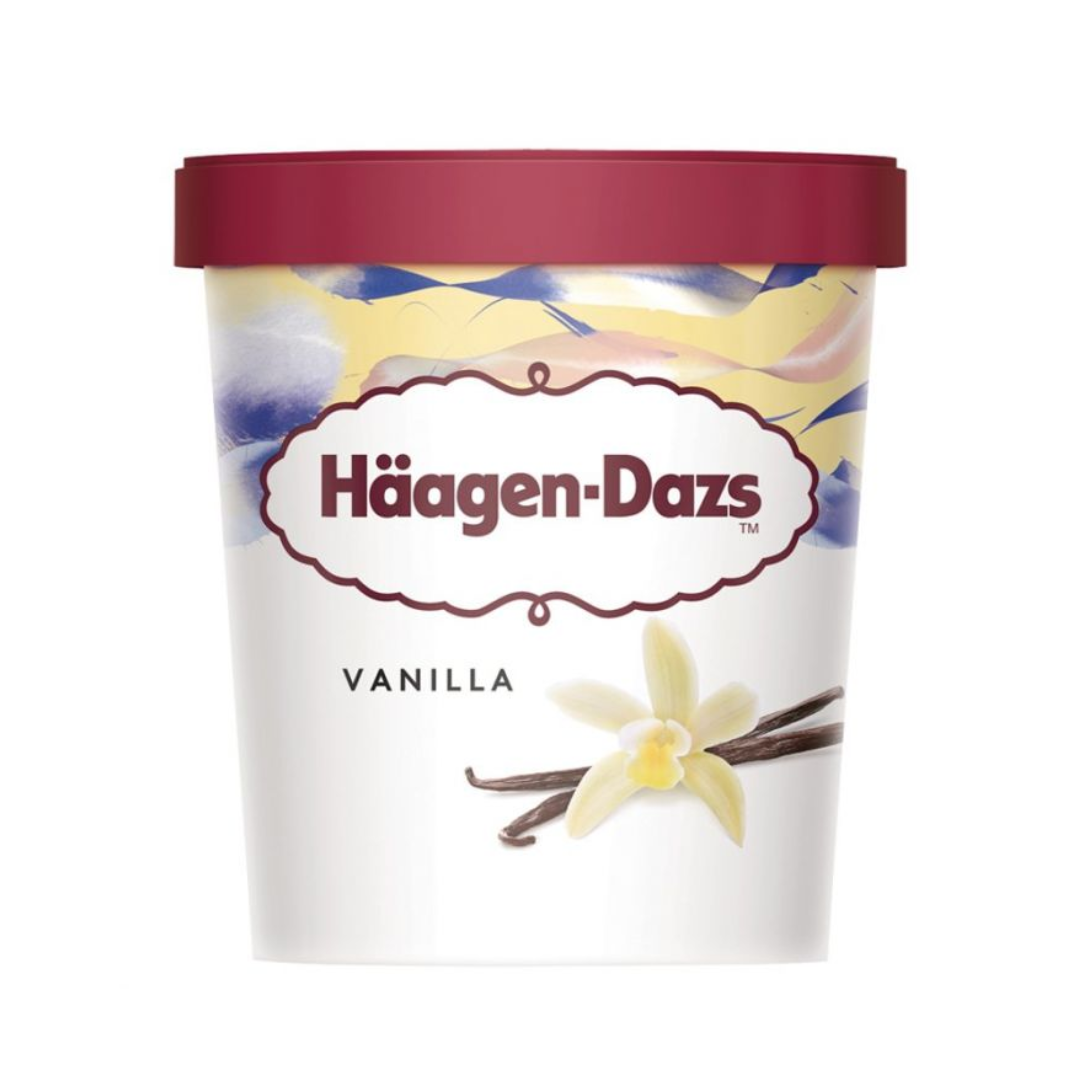 Haagen Dazs Vanilla 460ml (8 Pack)