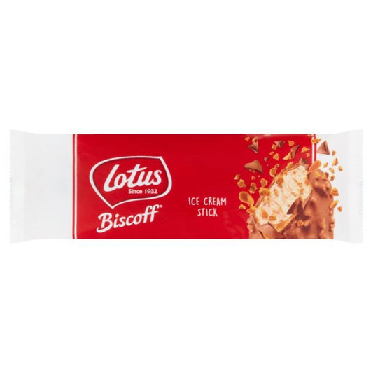 Lotus Biscoff Chocolate Ice Cream Stick 90ml (28 Pack)
