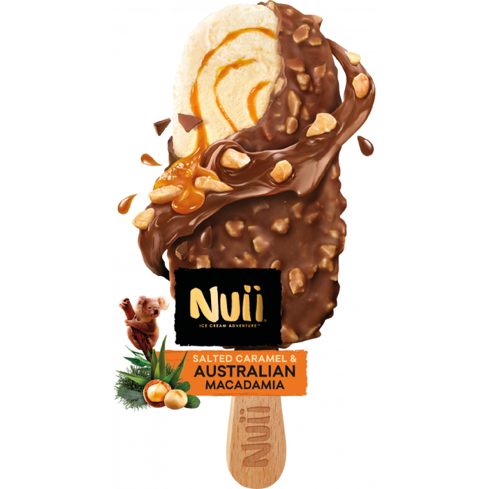 Nuii Salted Caramel & Australian Macadamia 90ml (20 Pack)