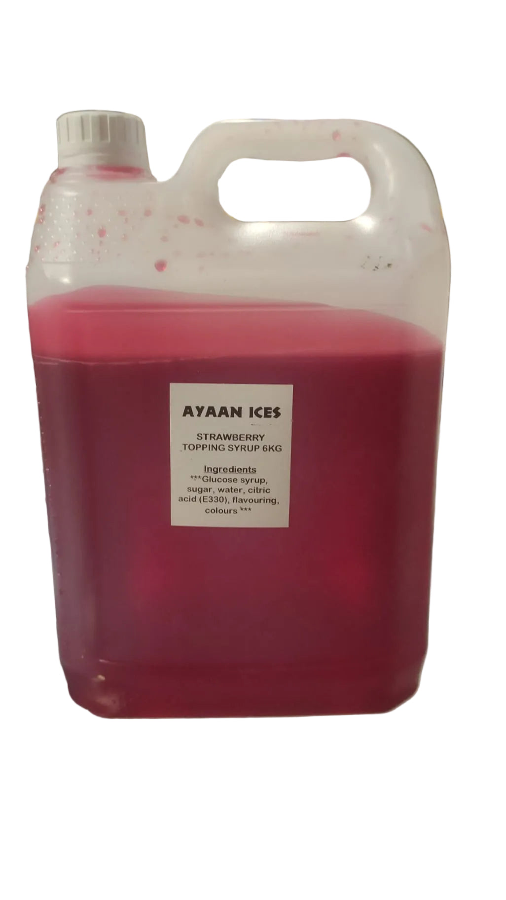 AYAAN STRAWBERRY Syrup 6ltr