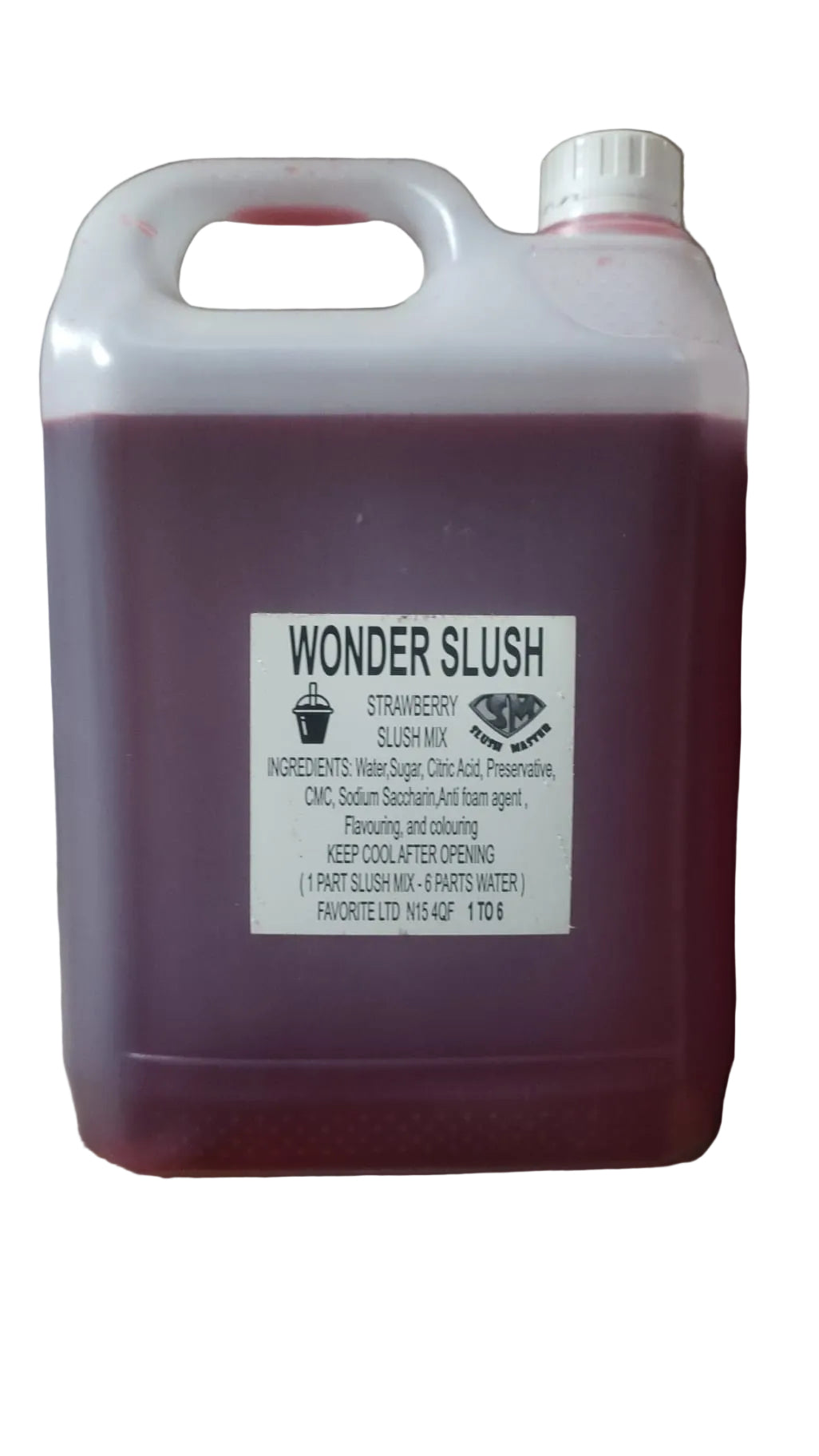 WONDER STRAWBERRY SLUSH 5LTR
