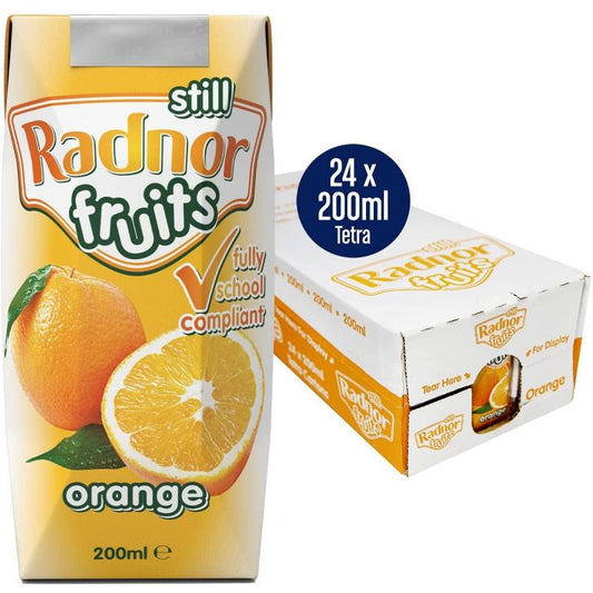 Radnor Fruits Orange Still Fruit Juice Tetra Pak 24x200ml