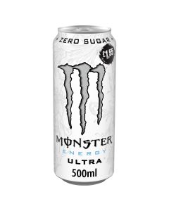 Monster Ultra White 500ml x 12 PM£1.55