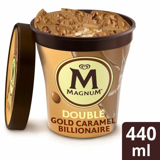 Magnum Gold Billionaire Pints Tubs 8x440ml
