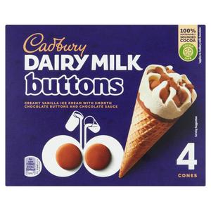 Cadbury Button Cone 6x4pk Multi Pack