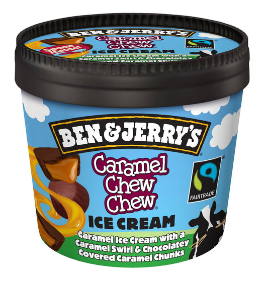 Ben & Jerry's Small Caramel Chew Chew 12x125ml
