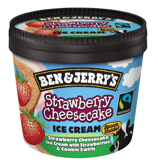 Ben & Jerry's Small  Strawberry Cheesecake 12x125ml