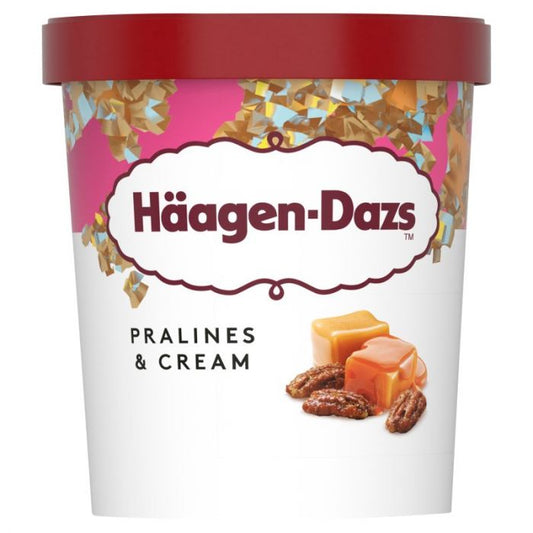 Haagen-Dazs Pralines & Cream 460ml (8 Pack)