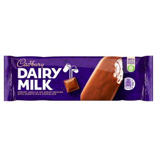 Cadbury Dairy Milk Swirl Stick 100ml (24 Pack)