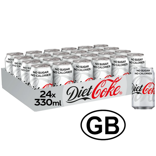 Diet Coca Cola GB 24x330ml