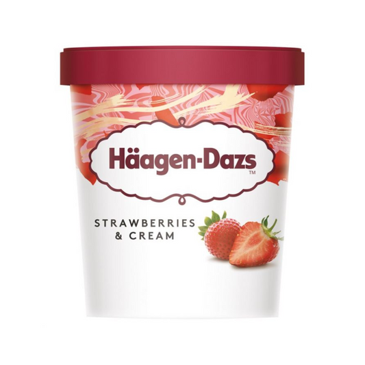 Haagen Dazs Strawberries & Cream 460ml (8 Pack)