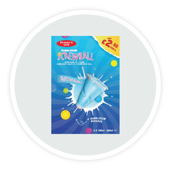 Franco's Bubblegum Screwball 8X6X100MLMulti Pack