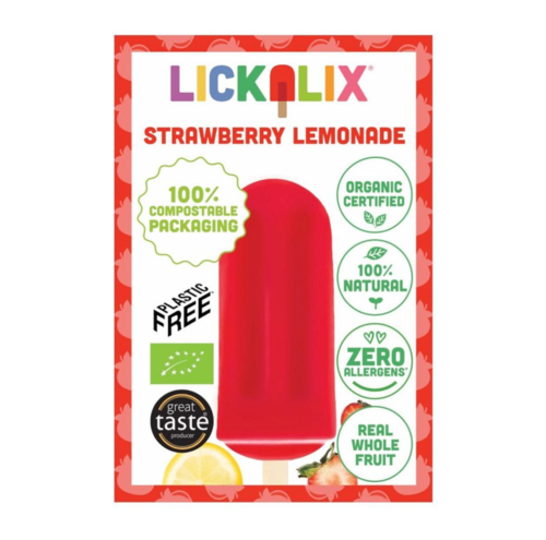 Lick A Lix Strawberry Gluten Free 24x75ml