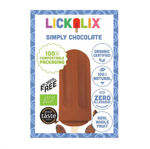 Lick A Lix Simply Chocolate Gluten Free 24x75ml