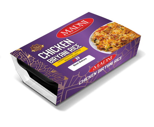Chicken Biryani 8 Pack (8x400g Halal Ready Meals)