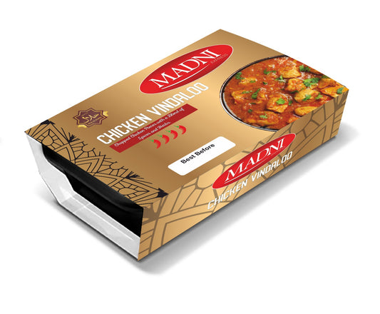 Chicken Vindaloo 8 Pack (8x400g Halal Ready Meals)