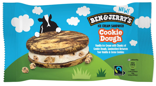 Ben & Jerry's Cookie dough sandwich 24 x 120ml