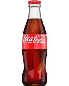 Coca Cola Glass Coke Bottles 330ml x 24